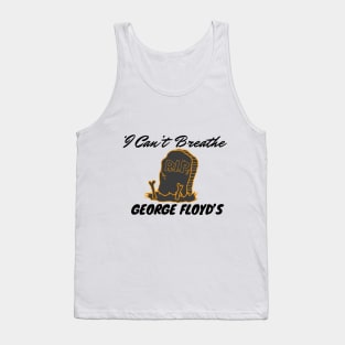 black lives matter,I Can't Breathe Yard Sign | Justice For George Floyd Yard Sign black history Tank Top